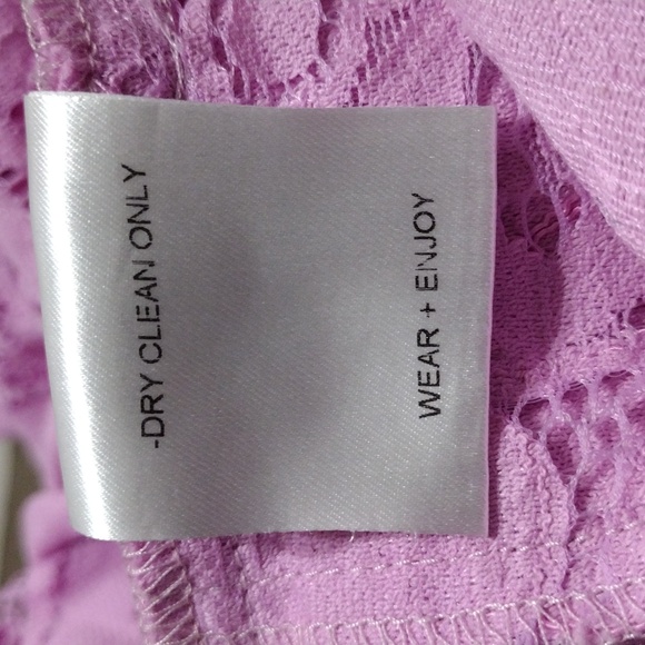 Mr. Larkin May Orchid Pink Cuore Lace Prairie Maxi Dress XS Romantic Designer - Picture 17 of 17